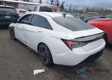 2022 Hyundai Elantra N Line z USA, uszkodzony, nr VIN KMHLR4AF8NU304539